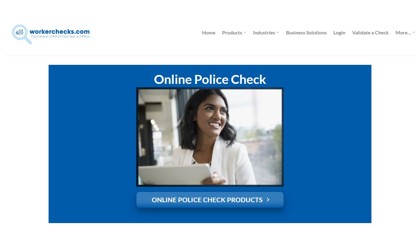 $40 Online Police Check | Worker Checks